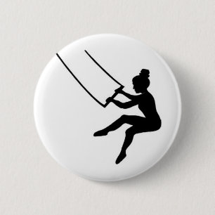 Chapa Redonda De 5 Cm artista de trapecio