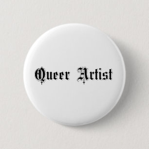 Chapa Redonda De 5 Cm Artista queer