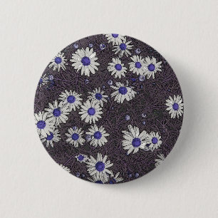 Chapa Redonda De 5 Cm Artsy Daisies