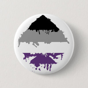 Chapa Redonda De 5 Cm As asexual de Paintdrip