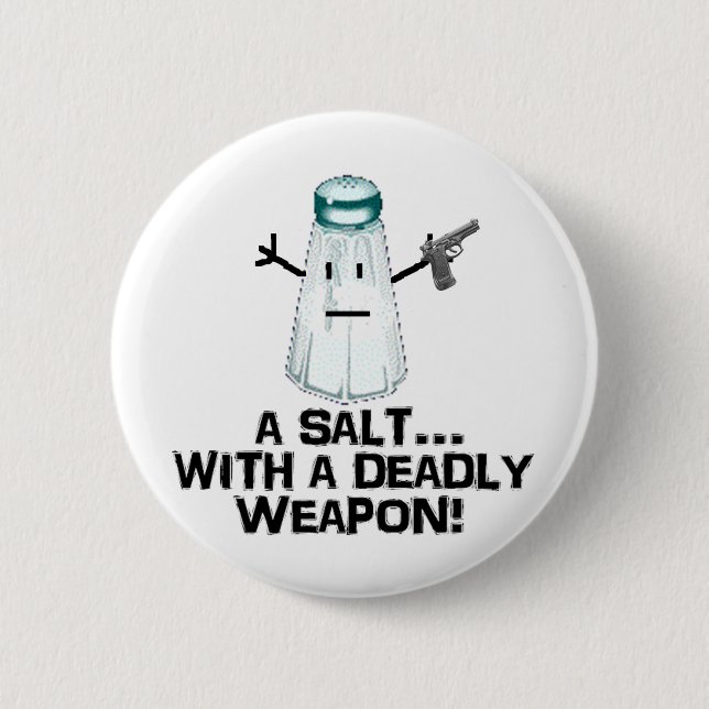 Chapa Redonda De 5 Cm ¡Asalto! (Anverso)