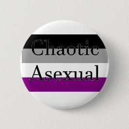 Chapa Redonda De 5 Cm Asexual caótico