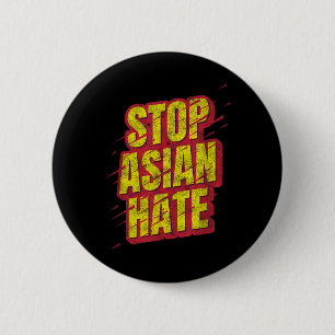 Chapa Redonda De 5 Cm Asia Live Anti Racismo Aapi Conciencia Detener Asi
