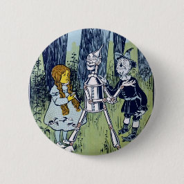 Chapa Redonda De 5 Cm Asistente de Oz Dorothy Tin Woodsman Scarecrow