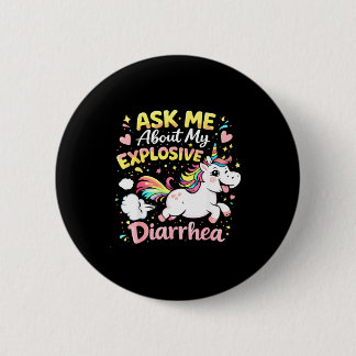Chapa Redonda De 5 Cm Ask about explosive diarrhea funny poop meme