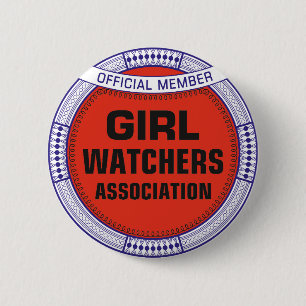 Chapa Redonda De 5 Cm Asociación Americana de Observadores Chicas