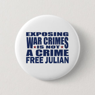 Chapa Redonda De 5 Cm Assange - WikiLeaks julianos libres