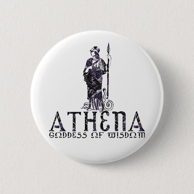 Chapa Redonda De 5 Cm Athena (Anverso)