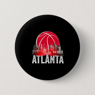 Chapa Redonda De 5 Cm Atlanta Bysketbyll B-byll City Georgia Fan Pride