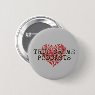 Chapa Redonda De 5 Cm Atrapado de podcast sobre crímenes reales