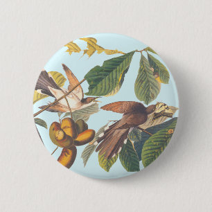 Chapa Redonda De 5 Cm Audubon Yellow Bilckoo