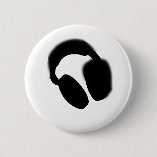 Chapa Redonda De 5 Cm Auriculares