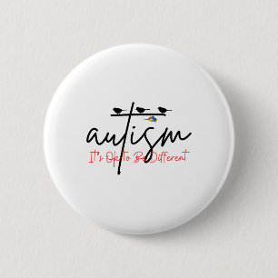 Chapa Redonda De 5 Cm Autism Awareness Bird Cuidar A Los Animales Está B