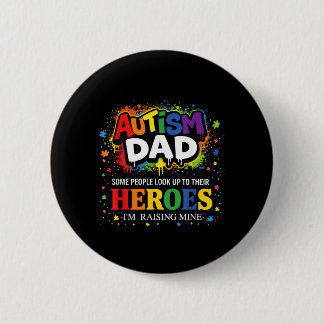 Chapa Redonda De 5 Cm Autism Dad Puzzles Proud Son Hero Autism Awareness
