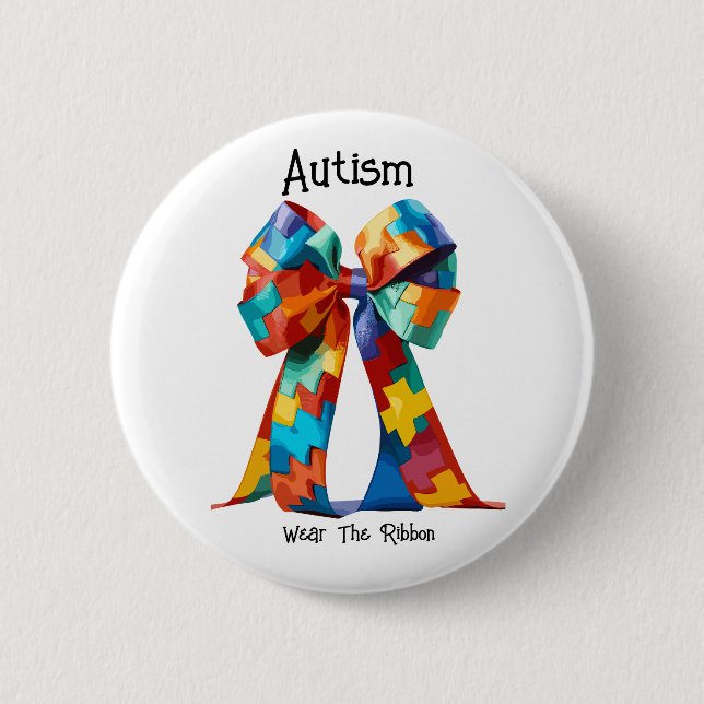 Chapa Redonda De 5 Cm Autismo (Anverso)