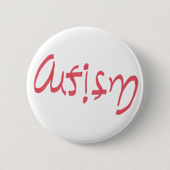 Chapa Redonda De 5 Cm Autismo (Anverso)