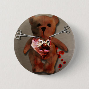 Chapa Redonda De 5 Cm Autopsia de T. Bear Button