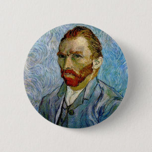 Chapa Redonda De 5 Cm Autoretrato Van Gogh