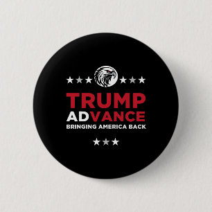 Chapa Redonda De 5 Cm Avance Trump Trump Vance Republicano Nominee Vp Ti