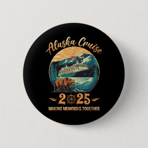 Chapa Redonda De 5 Cm Aventura familiar en crucero por Alaska 2025 que c