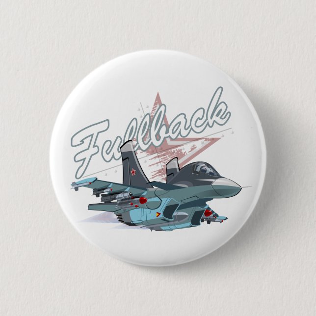 Chapa Redonda De 5 Cm avión personalizado (Anverso)