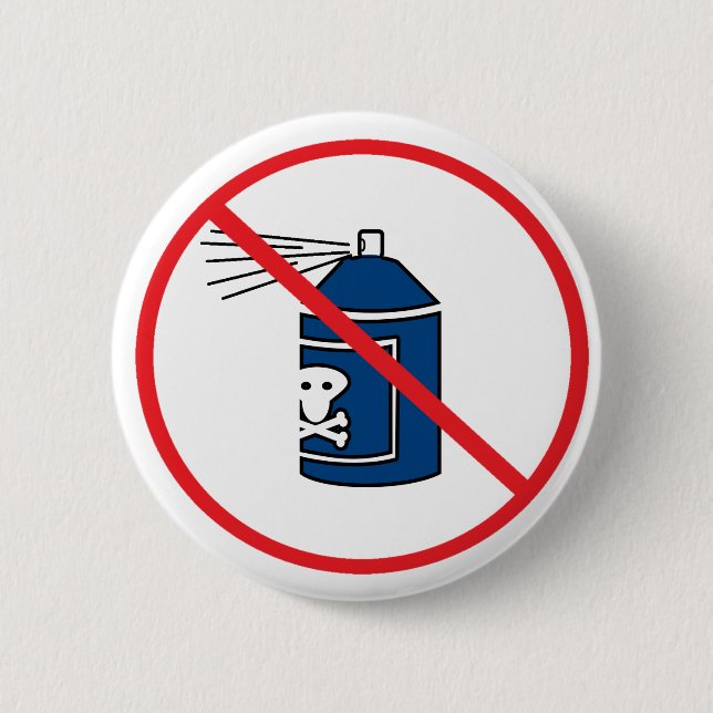 Chapa Redonda De 5 Cm Aviso de desórdenes de sensibilidad química múltip (Anverso)