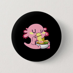 Chapa Redonda De 5 Cm Axolotl Ramen Anime Kawaii Ama a los Chicas de fid