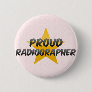 Chapa Redonda De 5 Cm Ayudante radiólogo orgulloso