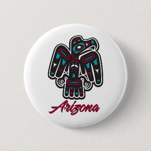 Chapa Redonda De 5 Cm AZ Thunderbird Clan