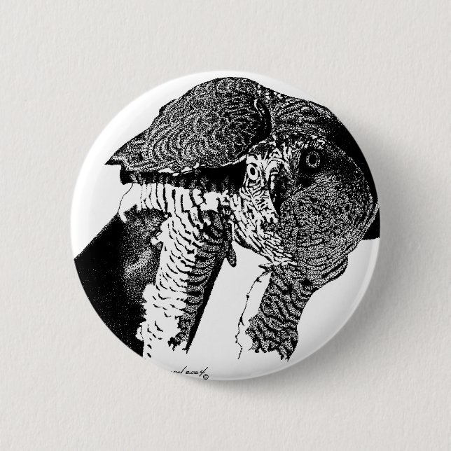 Chapa Redonda De 5 Cm Azor septentrional (Anverso)