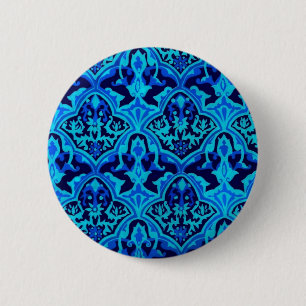 Chapa Redonda De 5 Cm azul de Damasco