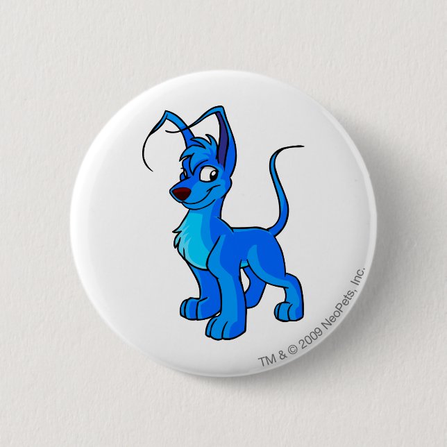 Chapa Redonda De 5 Cm Azul de Gelert (Anverso)