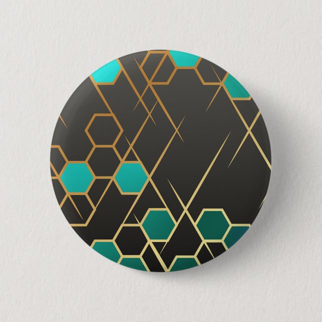 Chapa Redonda De 5 Cm Azul de Geometrix (Anverso)