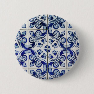 Chapa Redonda De 5 Cm Azulejo