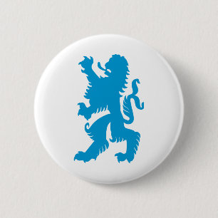Chapa Redonda De 5 Cm Azure Bavarian Lion