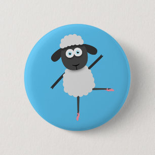 Chapa Redonda De 5 Cm Baaa llerina