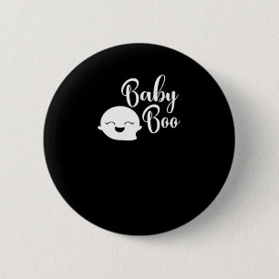 Chapa Redonda De 5 Cm Baby Boo Halloween