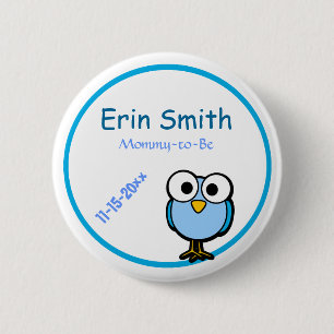 Chapa Redonda De 5 Cm Baby Shower