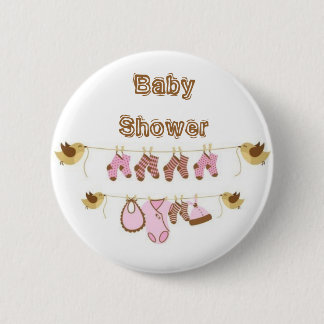 Chapa Redonda De 5 Cm Baby Shower