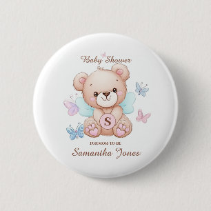 Chapa Redonda De 5 Cm Baby Shower personalizado