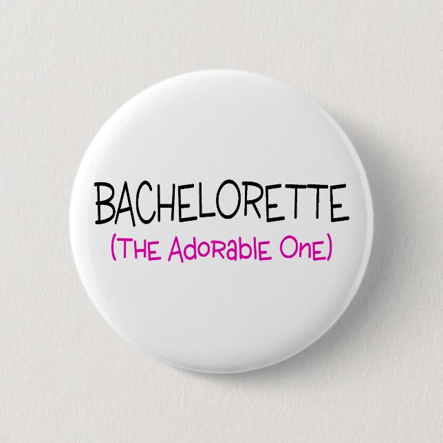 Chapa Redonda De 5 Cm Bachelorette el adorable (Anverso)