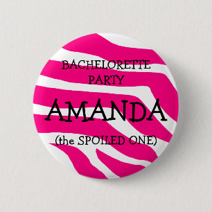 Chapa Redonda De 5 Cm Bachelorette estropeado