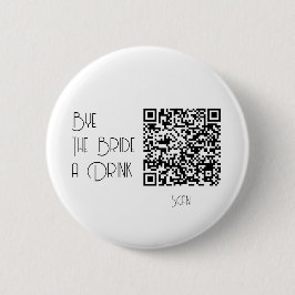 Chapa Redonda De 5 Cm Bachelorette Pastel Qr Code Comprar A La Novia Una