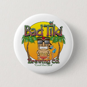 Chapa Redonda De 5 Cm Bad Tiki Brewing Company