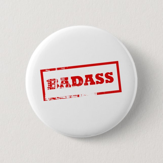 CHAPA REDONDA DE 5 CM BADASS (Anverso)
