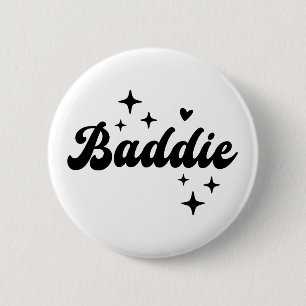 Chapa Redonda De 5 Cm Baddie