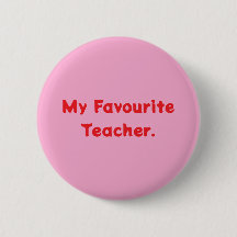 Badge A Mi Profesor Favorito.