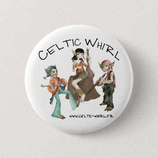 Chapa Redonda De 5 Cm Badge Celtic Whirl