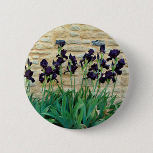 Chapa Redonda De 5 Cm Badge Iris Con Corchete