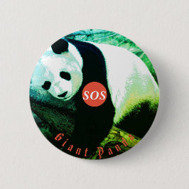 Chapa Redonda De 5 Cm badge rond Panda - grand